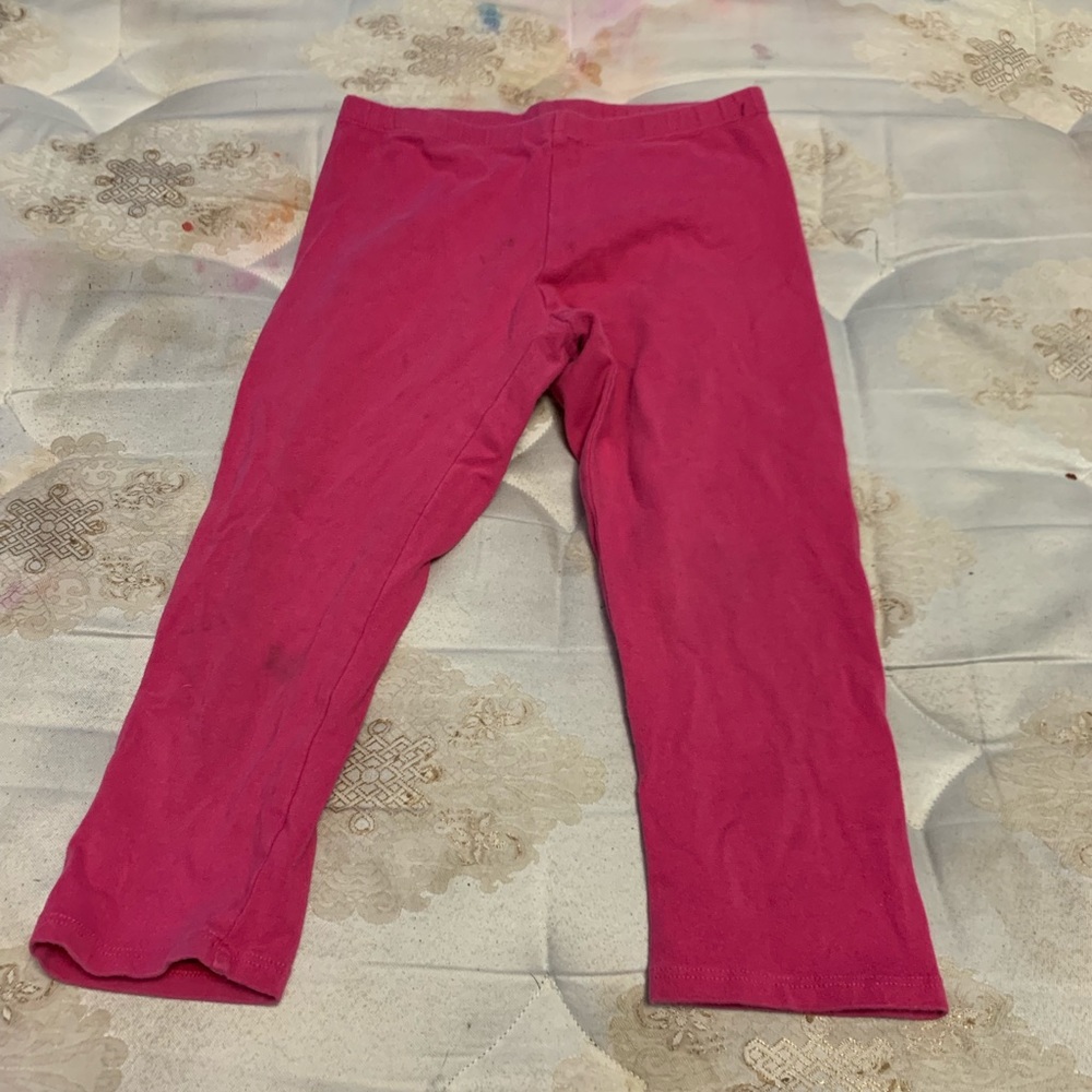 Pink stretchy pants